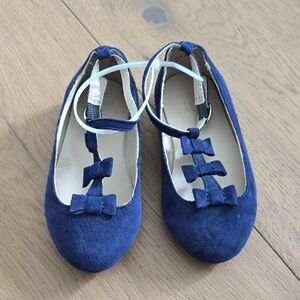 Blue Kids Shoes with Bows